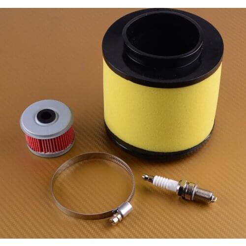 DWCX 17254-HM8-000 Motorcycle Air Oil Filter Tune Up Kit Fit For Honda Recon 250 TRX250 TRX250TM TRX250TE