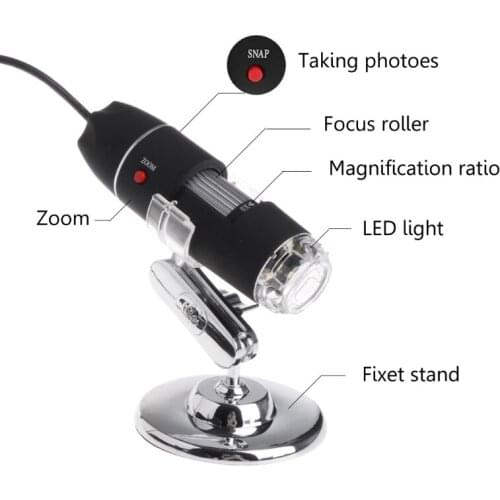1600X Microscope 8 LED USB Digital Handheld Magnifier Endoscope Camera T5UC