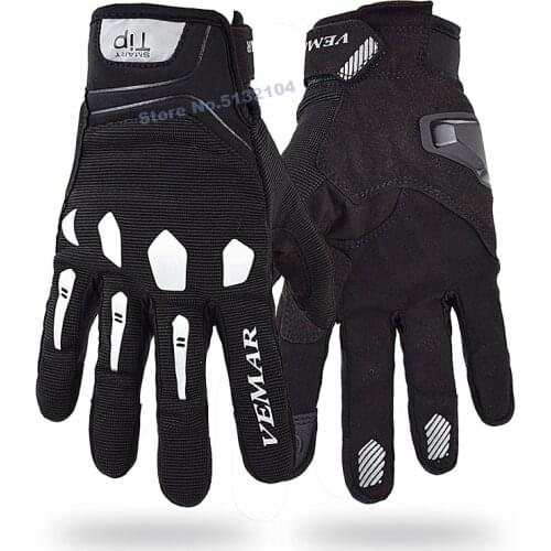 2020 Vemar Touch screen motorcycle Gloves Motocross Gloves Mountain Bike BMX ATV MTB Off Road Bicycle Cycling gloves Anti-slip