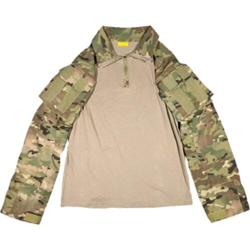 Mens G3 Combat Shirt Military Army Airsoft Tactical Gear Paintball Hunting Uniform Shirt Multicam MCBK Blue