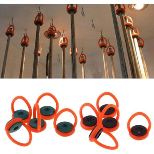 Pack of 5 Billiard Cue Tip Hanger Snooker Pool Cue Rod Holder Rack Tool Accessories Orange