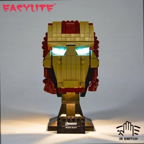 LED Light Set For 76165 Man Helmet