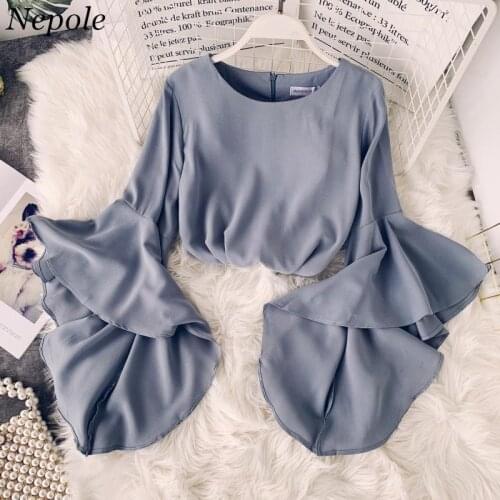 Большие блузки Neploe China At AliExpress