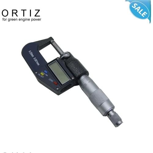 New 0-25mm Accuracy 0.001mm Electronic Digital Micrometer Operation Instrument,common rail injector tools