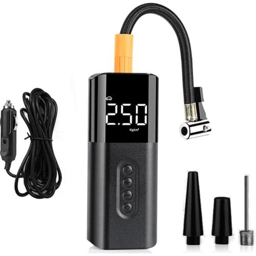 Portable Tire Air Compressor For Cars Automotive Balls Motorcycles Bicycle Pump 150 psi Mini Electric Car Tyre Inflator 12V