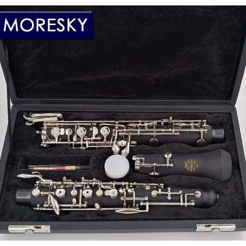MORESKY Professional C Key Oboe Semi-automatic Style Cupronickel nickelplate MORESKY Oboe S11