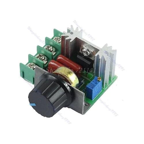 AC 220V 2000W SCR Voltage Regulator Dimming Dimmers Speed Controller Thermostat Dropship