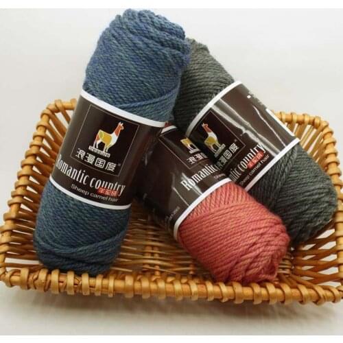 100g Camel Alpaca bulky hand Weave Wool Quality Sale Yarn wholesale Sweater Crochet HAND Knitting Thick DIY Chunky