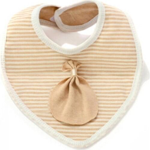 Cute Infant Baby Boys Girls Saliva Towel Bib Cartoon Printing Washable U Shaped Soft Bib Gauze Absorbent Drool Towel