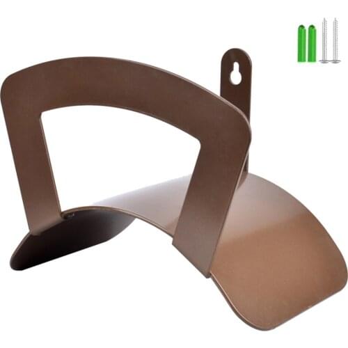 Garden Hose Rack Storage Box Lightweight Wall Gardening Tools Solid Steel Shed Fence Cable Wall-mounted Complex Bronze Color