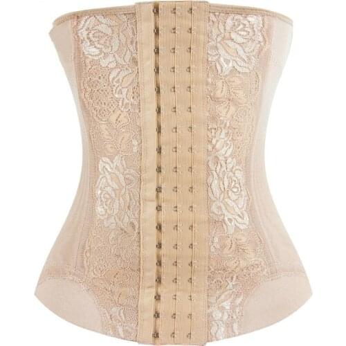 Yasemeen High Waist Corset Waist Trainer Corsets Hollow Out Breathable Slimming Belt Waist Trainer Body Shaper Bodysuit Women