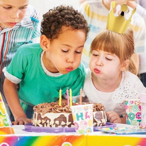 New 1pc Golden Silver Crown Birthday Hat Party Party Childrens Photo Tools Cake Cap Party Simple and Fresh gift for kids