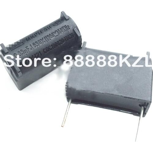 10pcspcs/lot 0.33UF=0.3UF 1200V Special capacitance for induction cooker Tesla coil capacitor vertical