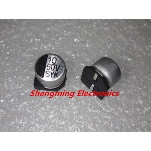 20PCS 10uF 50V SMD chip Aluminum Electrolytic Capacitor 6x5mm
