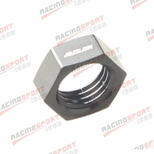 AN4 4AN AN -4 AN ALUMINIUM NUT BULKHEAD FITTING ADAPTER BLACK