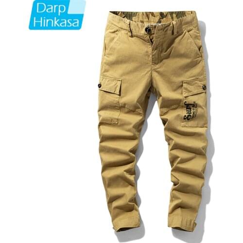 High Quality Men Jogger Cargo Pants Casual Sweatpant Loose Tactical Military Pants Men Cotton Trousers Big Size Streetwear