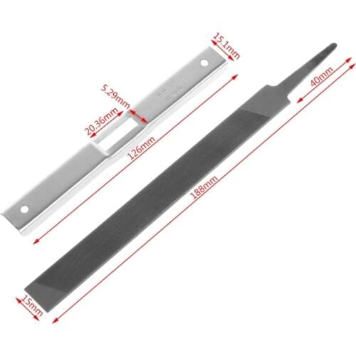 Chainsaw Lawn Mower Depth Gauge Steel Flat File Sharpening Tool Kit Guide Tester Dropshipping