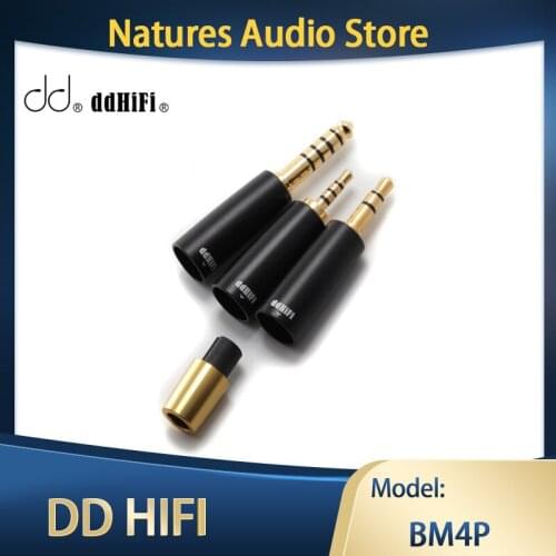 DD ddHiFi BM4P DIY Headphone Cable Replacement Adapter Package with 3 Plugs -- BM25 BM35 and BM44