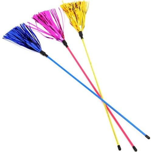 39CM Legendog Cat Wand Tassel Cat Interactive Funny Toy Squeaky Cat Teaser Wand Kitten Teaser Toy Chewing Training Toys