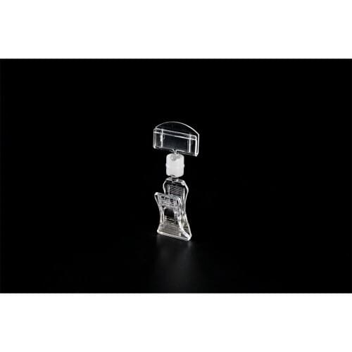 Mini Flower Name Marker Snap Spring Clips Rotational price tag clip