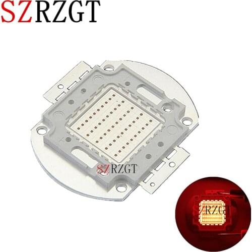 50W Deep Red 660nm High Power LED Chip Deep Red DIY Light for Plant