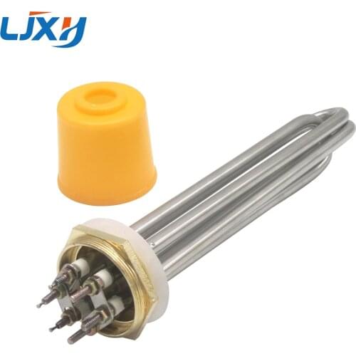 LJXH 304SS DN40/1.5inch Heater for Tank, Electric Water Heater, Heater Element, 220V/380V, 3KW/4.5KW/6KW/9KW/12KW