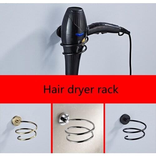 Stainless Steel Hair Dryer Rack Bathroom Shelf Hair Dryer Hanger Hair Dryer Rack Multicolor Bathroom Organizer Bathroom Shelves