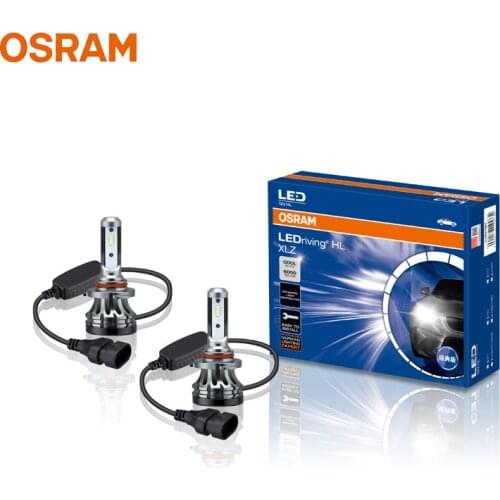 OSRAM LED HB3 HB4 A90056CW P20d P22d 12V 18W 6000K XLZ CLASSIC Super Bright Headlight Cool White Car Light (2 Pieces)