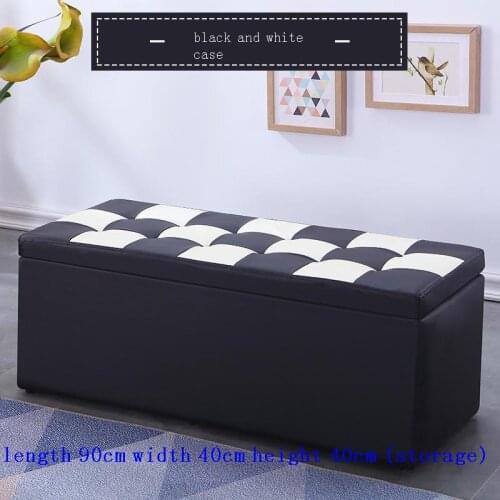 Rangement Escalera De Aluminio Puf Asiento Ottoman Pouffe Living Room Chair Taburete Poef Change Shoes Kids Furniture Foot Stool