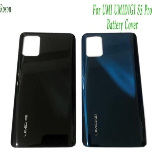 Roson For 6.39 inch UMIDIGI S5 PRO Battery Cover 100% Original New Durable Back Case Mobile Phone Accessory for UMIDIGI S5 PRO