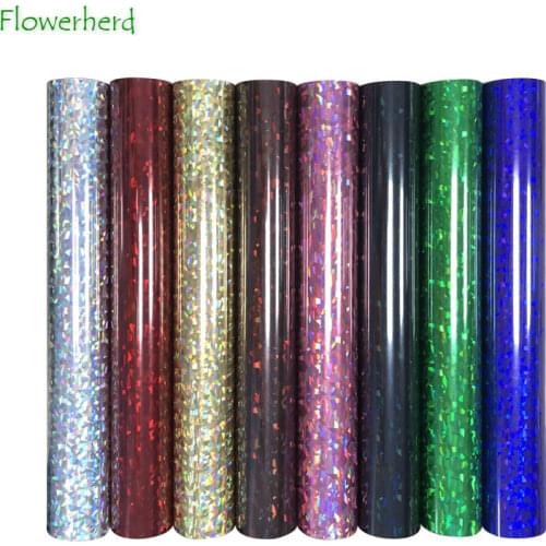 Broken Glass Laser Geometric Refraction Heat Transfer Vinyl HTV DIY Iron on Vinyl Cricut Silhouette Cameo T-Shirt Lettering Film