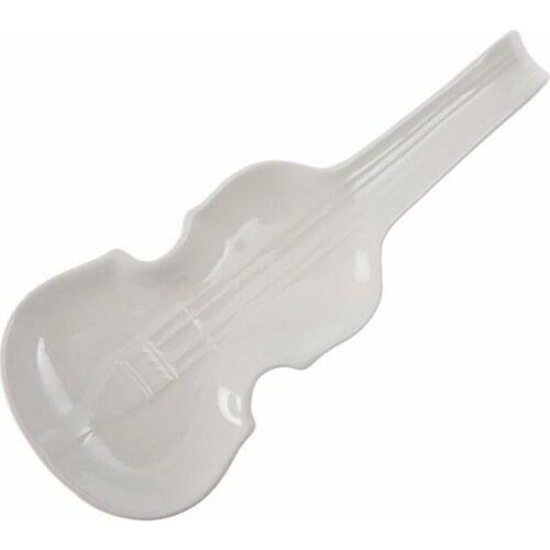 Modern Home Ceramic Violin Dirty The Spoon Holder-28 Of X11 Cm organizer storage box органайзер rangement коробка для хранения