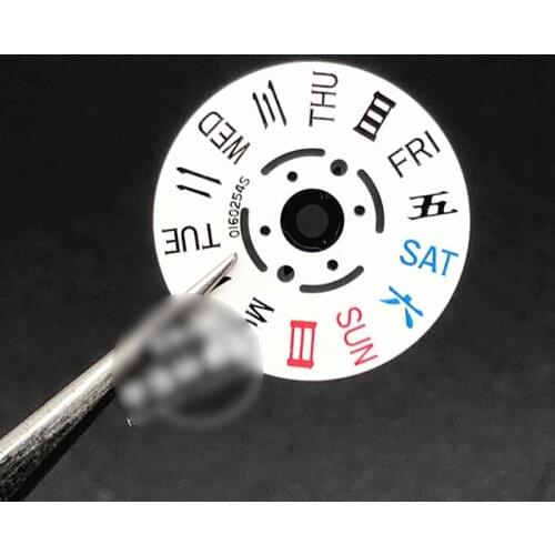 Watch Date Day Wheel Disc Replacement Parts for NH35 NH36 NH37 Movement