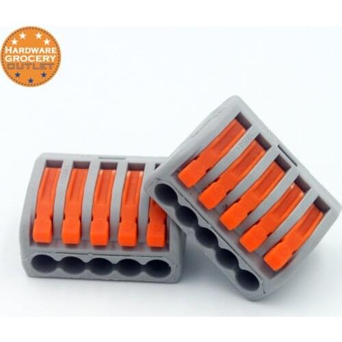 Wire Compact Connectors Lever Conductor Compact Connector Terminal Block Wire Push Cable Connector 10 pcs