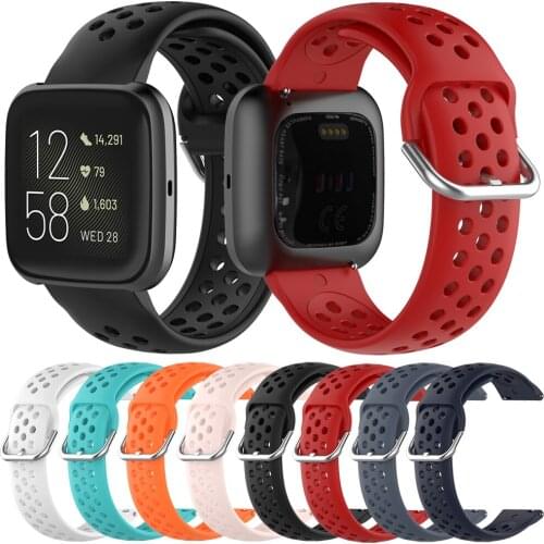 Silicone Band Correa For Fitbit Versa Versa Lite Sports Smart Watch Strap Loop For Fitbit Versa 2 Blaze Wrist Strap