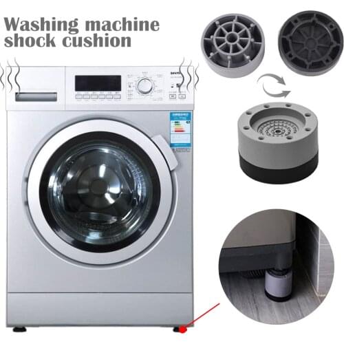 4Pcs Wash Machine Dempers Anti Vibration Washing Machine Support Feet Pads Rubber Legs Slipstop Silent Skid Raiser Mat