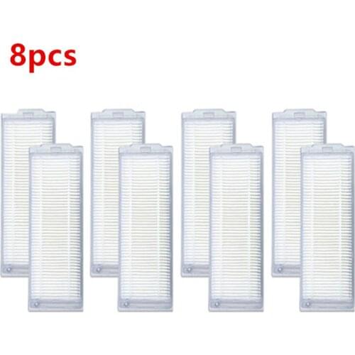 8pcs Vacuum Cleaner HEPA Filter for Conga 3290 titanium Robotic Vacuum Cleaner Parts Accessories Replacement