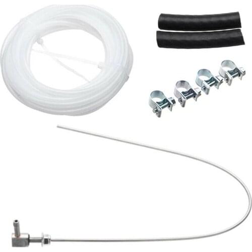 Car Heater Fuel Stand Pipe 490mm PickUp Fuel Line Clip Hose Clamps Kit for Car Fuel Supply System