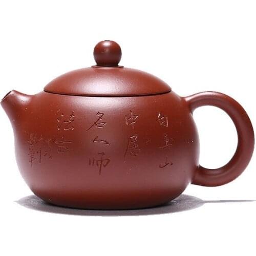 Boutique yixing all hand mud dahongpao zhu xi shi recommended travel teapot tea set gift mixed batch