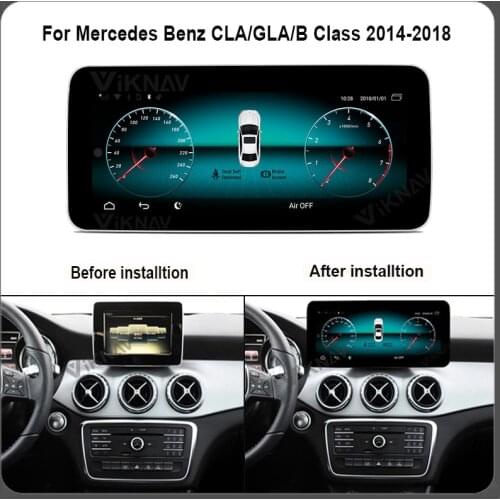 For Benz CLA GLA B class 2014 2015 2016 2017 2018 android system car GPS navigation auto radio multimedia player 10.25 inch