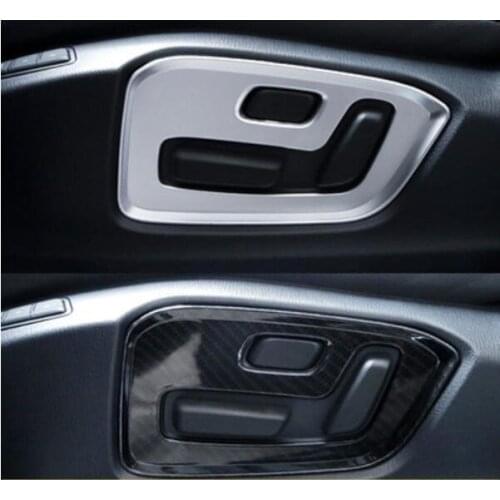 For Mazda CX-5 2017-2020 Accessories Car styling Seat Adjustment Memory Button Decorative Frame Cover Trim