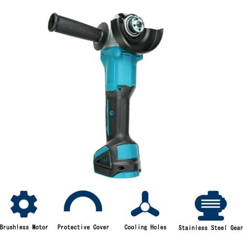 18V Cordless Grinder Tool with 2.0Ah Battery and Fast Charger,125mm Cutting & Grinding Wheels