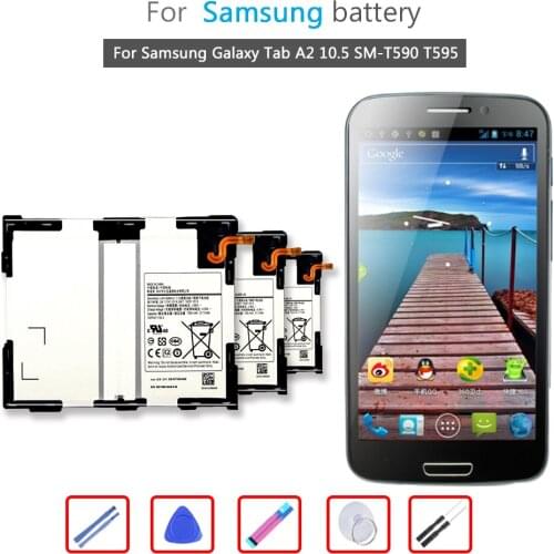 EB-BT595ABE 7300mAh Tablet Battery For Samsung Galaxy Tab A2 10.5 SM-T590 T595 Bateria