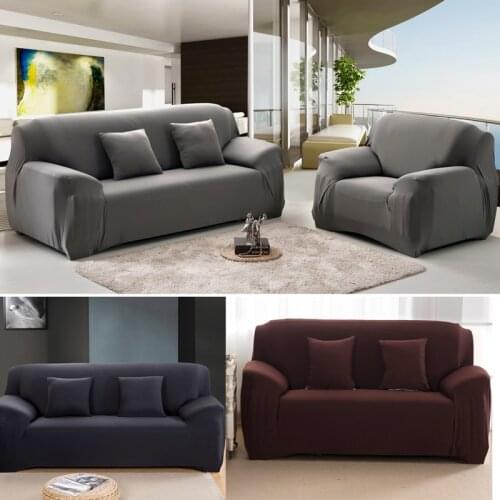 3 Seats 190cm to 230cm Elastic Stretch Sofa Cover for Living Room Couch Cover L shape Armchair Cover Corner Sofa capa de sofa
