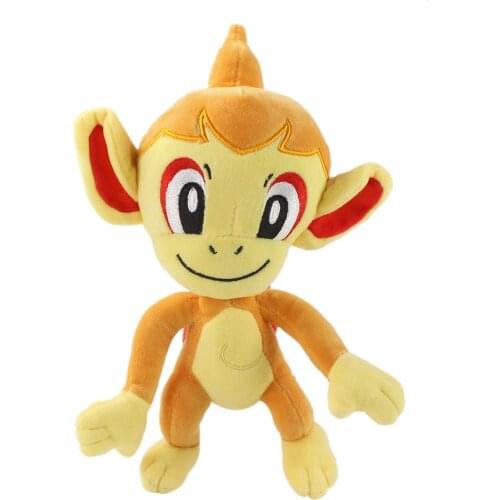 27cm Anime Pokemon Chimchar Plush Toys Soft Stuffed Animals Cartoon Doll Birthday Gifts For Children