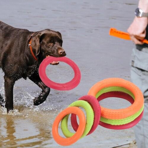 Dog EVA Flying Discs Pet Training Ring Interactive Training Dog Toy Portable Outdoors Large Dog Toys Pet Products Motion Tool