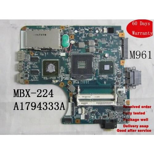 Good Quality Main board A1794333A For Sony VPC-EB 8 Chips Series MBX-224 M961 Laptop Motherboard 100% Work Perfect