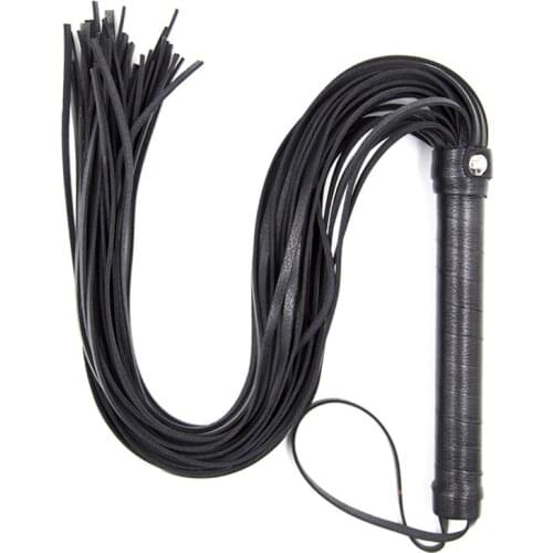 MaryXiong 69CM PU Leather Fetish Bondage Sex Whip Flogger Bdsm Sex Toy for Couples Spanking Paddle Sexy Policy Knout Adult Games