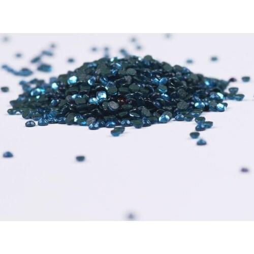 Metallic Blue 3D Nail Art Rhinestones ss6 Crystal Nails Non Hot Fix Decorations Nail Art Rhinestones