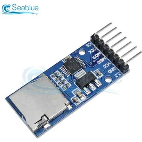 1Pcs Micro SD Card Mini TF Card Reader Module SPI Interfaces With Level Converter Chip For Arduino